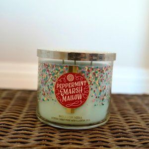 Bath & Body Works 3 Wick Peppermint Marshmallow (Originally $24.50)